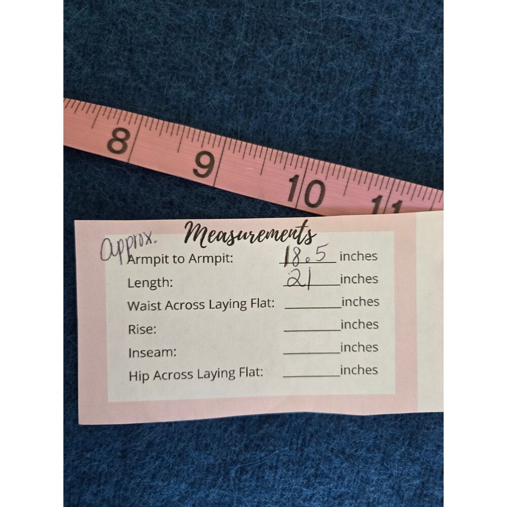 Reference Point Blue Angora Wool Blend Sweater Si… - image 6